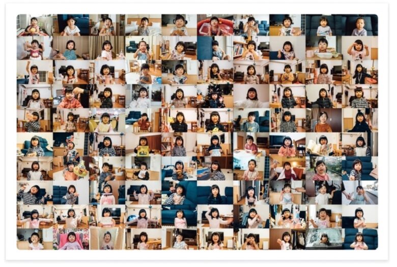 子どもの顔を毎日撮影する365日プロジェクト